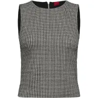 HUGO Darosetta Sleeveless Top Gris S Femme