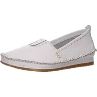 Andrea conti Mules de rue (trottinette) t.b.25 mm en blanc/blanc combiné, t. 36