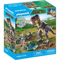 Playmobil Dinos 71524 Explorateur avec moto et tyrannosaure