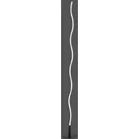 Leuchtendirekt JUST LIGHT WAVE LED Lampadaire blanc chaud 10W noir/blanc 15168-18