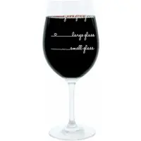 Glaskoch B. Koch jr. GmbH + Co. KG Leonardo verre à vin XL, Grandpas Glass Handwriting, cadeau verre d'humeur avec gravure amusante, Mood verre à vin, 610ml