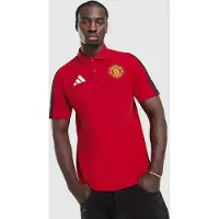 Adidas Manchester United Dna Short Sleeve Polo Rouge M Homme