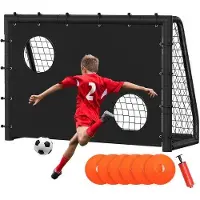 OEM But de football 180 x 120 x 60 cm, idéal pour l'entraînement des enfants en extérieur