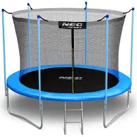 Neo-Sport Trampoline de jardin 6ft/183cm avec filet d'intérieur et échelle