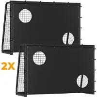 OEM But de football rectangulaire en acier 240 x 160 x 86 cm avec filet en PE pour l'extérieur