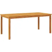 Syfax Table à manger de jardin 180x90x75 cm bois massif d'acacia