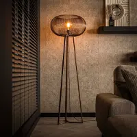 Lyora Lampe à fil de fer lampe de pied Copper Ø 55cm - 1x E27
