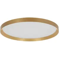 Steinhauer Éclairage de plafond moderne Flady or Ø30cm