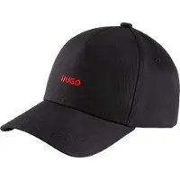 HUGO pour femme. 50519255 Casquette Cara noire (OSFA), Casuel, Coton