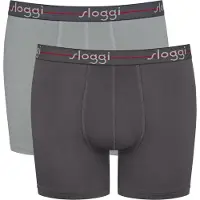 Sloggi Start Short Boxers 2 Units Gris S Homme