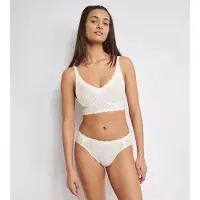 Sloggi Soutien-gorge 'ZERO Feel Bliss' gris foncé / blanc cassé
