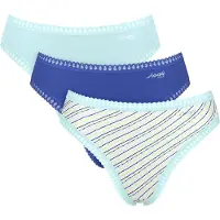 Sloggi Slip 'GO Crush' bleu / jaune / menthe / blanc