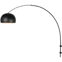 Steinhauer Lampe murale noire Globe Black