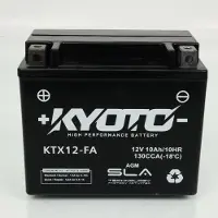Kyoto Batterie Sla Pour Moto Yamaha 600 Yzf R Thunder Cat 1996 À 2003 Ytx12-Bs Sla / 12v 10ah Neuf