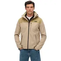 Superdry M5012254a Softshell Jacket Beige L Homme