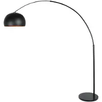 Steinhauer Lampe à arc noir Globe Black