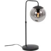 Steinhauer - lampe de table - Bollique - noir - verre métal - lampe de bureau - E14 - 4610ZW