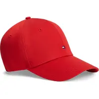 Tommy Hilfiger Casquette 'Hilfiger Flag Embroidery Baseball' rouge