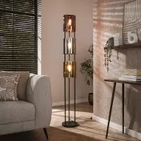 Lyora Lampe de pied en verre Lucente Verre coloré - 3x E27