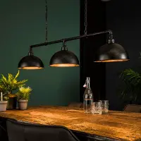 Lyora Lampe pendante industrielle Industrial 3-lumière