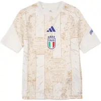 Adidas T-Shirt fonctionnel 'Figc' camel / bleu marine / rouge vif / blanc cassé
