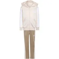Adidas Survêtement 'Essentials' marron / greige / blanc