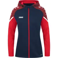 Jako Veste à capuche Performance Femme - Marine / Rouge