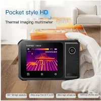 Semoic Multimètre Thermique 2-en-1 : Testeur de Température avec Écran Tactile 2,8 Pouces, Résolution 120 X 90, Plage de Température de -20 C à 400