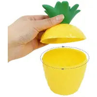 Semoic Fête Hawaïenne Noix de Ananas Tasses Luau Fête été Plage Fête Anniversaire Fête Hawaïenne Décoration Tropicale