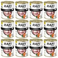 Rafi Classic à la volaille, nourriture humide pour chiens, 6 x 800 g