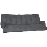 Beautissu Coussin d'assise pour balancelle Hollywood Flair HS, 180 x 50 x 8 cm, graphite