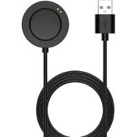 Wigento Câble de recharge pour Xiaomi Watch 5, USB-A magnétique avec socle de recharge, 1 mètre, noir
