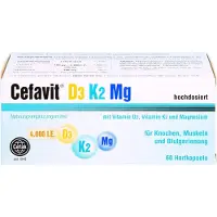 Cefak KG Cefavit D3 K2 Mg 4 000 I.E., 60 St HKP