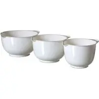 Keter Set de 3 bols 1,5L+2L+2,5L / Blanc, Saladier + bol, Blanc