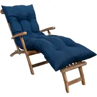 Bananair Coussin bain de soleil 185 x 60 x 15 cm bleu nuit