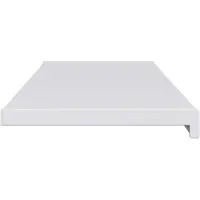 vidaXL Appui de fenêtre blanc 120 x 30 x 4,5 cm PVC
