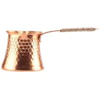 Tlily Turc CafetièRe Machine à Café Pot à Moka 3 Personnes 200 ML Cuivre Fait à la Main Accessoire Cadeau DéCoratif de Haute Qualité
