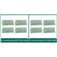 Typecat Lot de 8 Chiffons de Nettoyage en Microfibre Réutilisables et Lavables pour Aspirateur Kobold SP7 SP600 SPB100.