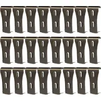 Typecat Lot de 24 crochets muraux en briques, cintres en acier robustes
