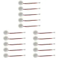 Typecat 15 Pièces 20mm 1.7Mhz Ultrasons Brumisateur Disques en CéRamique Brumisateur avec Fil et Bague D'ÉTanchéIté Accessoires D'Humidificateur