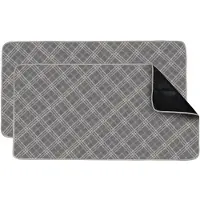 Tlily Lot 2 Doublures de Cage de Cochon D'Inde,47 Pouces X 24 Pouces Literie Cochon D'Inde Literie RéUtilisable pour Lapin,Doublures de Cage Absorbantes