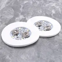 Typecat Dessous de verre LED, lot de 12 sous-verres lumineux, lumières LED pour bouteilles, autocollants LED