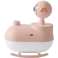 Tlily Humidificateur de Bureau à Lumière de Coucher de Soleil pour Prise de Photos Silencieuse, Humidificateur à Lumière de Coucher de Soleil B