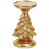 Tlily Bougeoir Rétro en Résine pour Sapin de Noël - Décoration Festive, Ambiance de Bureau, Support pour Bougie Artisanale Vintage B