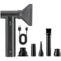 Kepptory Souffleur D'Air Sans Fil Rechargeable 130 000 Tr/Min, 8 000 MAh, Idéal pour Dépoussiérer les Claviers et Ordinateurs.