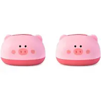 Torribaly 2X Porte-Serviettes Ménage Salon Salle à Manger Boîte de Rangement Créative pour Cochon Boîte à Mouchoirs