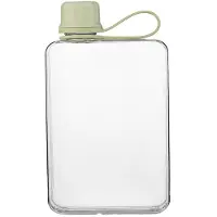 Torribaly Bouteille D'Eau Carrée 500 Ml, Gobelets Plats Portables, Flacon Froid Mince, Bouteille D'Eau de Sport, Flacon D'Eau D'Été pour la Randonnée D