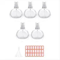 Typecat Lot de 5 flacons de 25 ml pour vaporisateur cosmétique et parfum.