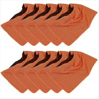 Typecat Serviette de sport orange à sensation de fraîcheur, séchage rapide, rafraîchissante pour l'extérieur, froide