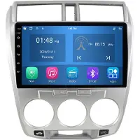 RoverOne Autoradio 4G+64G Bluetooth CarPlay Android Auto Navigation GPS pour Honda City 2008 - 2013